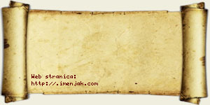 Hana Tasić vizit kartica